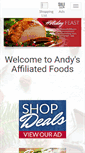 Mobile Screenshot of andysaffiliatedfoods.com