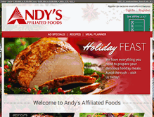 Tablet Screenshot of andysaffiliatedfoods.com